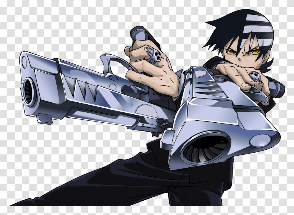 Anime Gun, Person, Human, Comics, Book Transparent Png