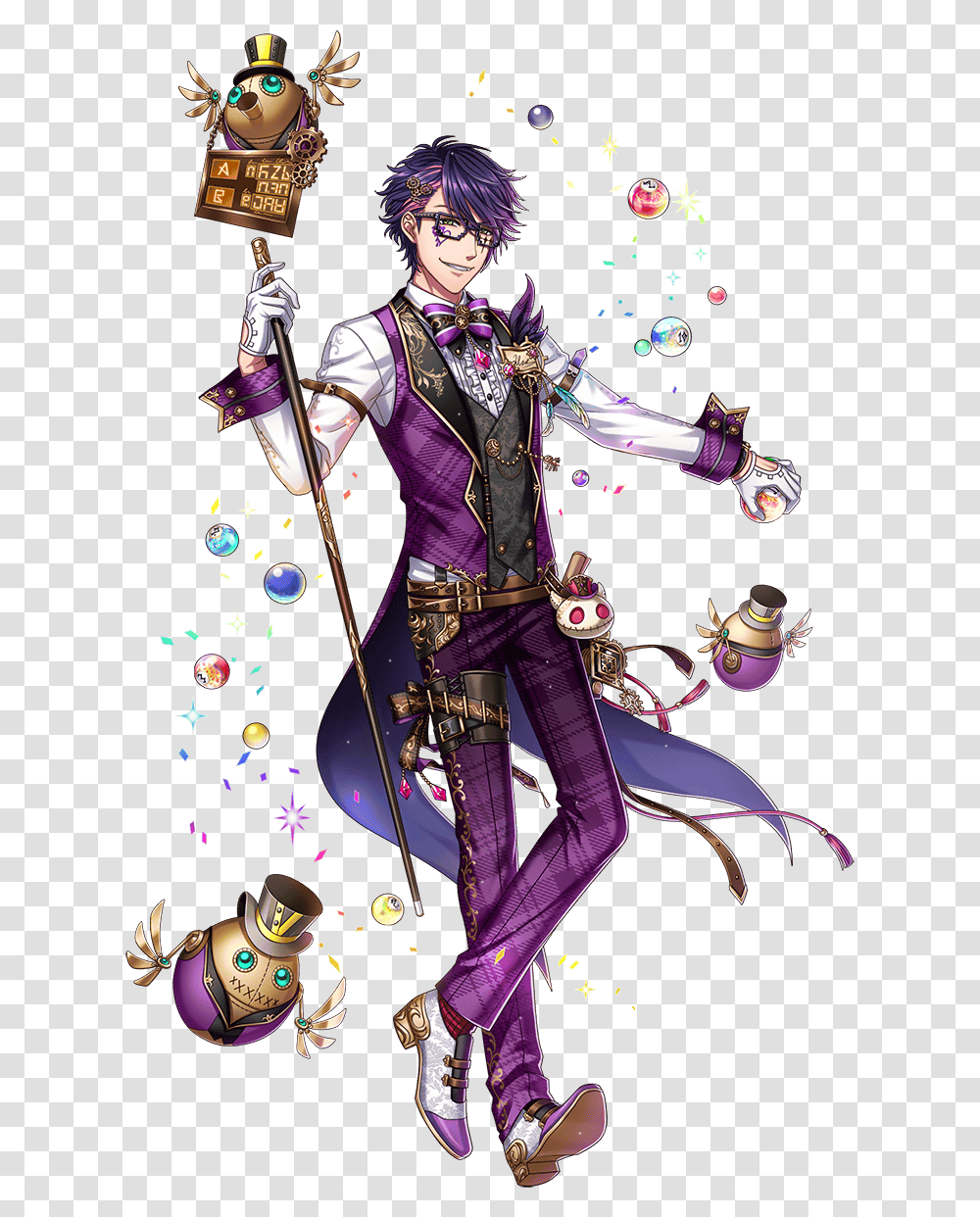 Anime Guy Circus Anime Guy, Person, Performer, Paper, Clothing Transparent Png