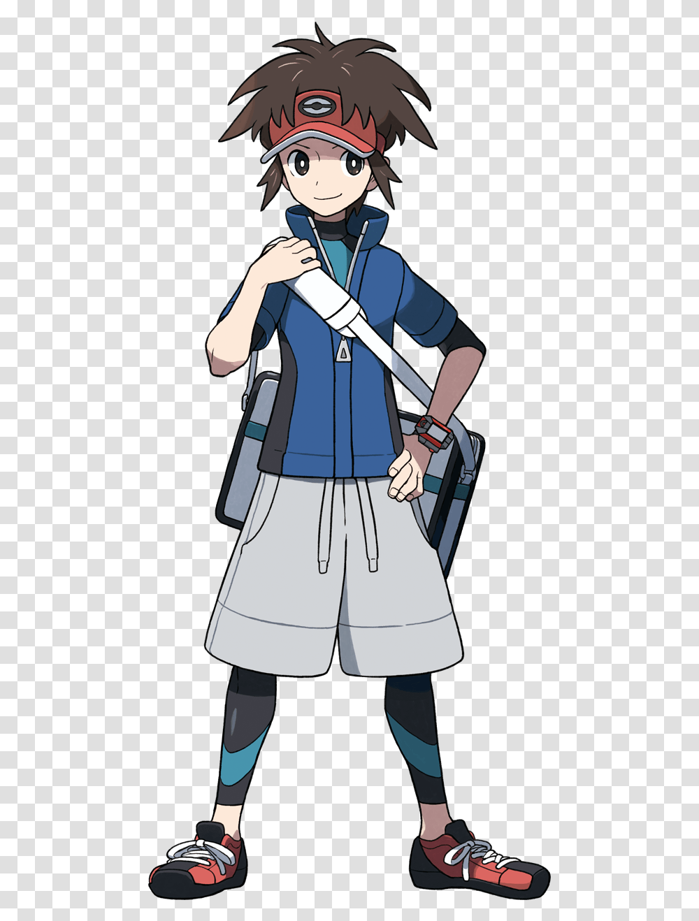 Anime Guy Pokemon Black 2 Characters, Person, Clothing, Costume, Manga Transparent Png