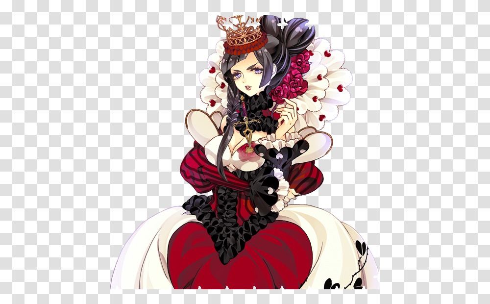 Anime Heart Red Queen Alice In Wonderland Anime, Person, Human, Performer, Leisure Activities Transparent Png