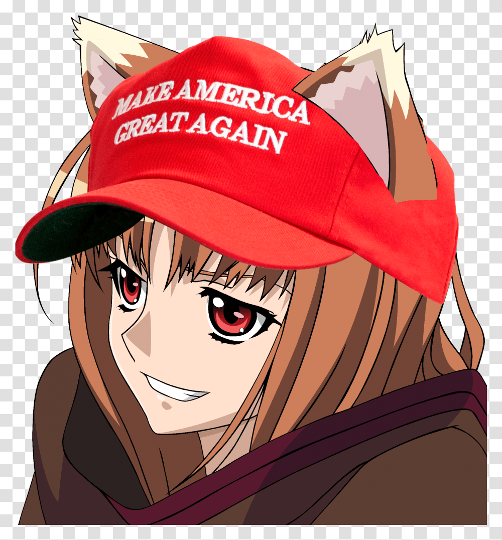 Anime Holo Spice And Wolf, Apparel, Hat, Comics Transparent Png