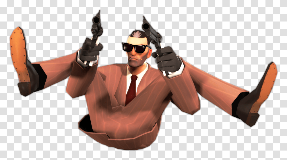 Anime Hunter Filthy Frank No Background, Sunglasses, Tie, Weapon, Person Transparent Png