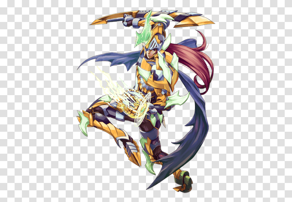 Anime Lightning Knight Fictional Character, Comics, Book, Person, Graphics Transparent Png