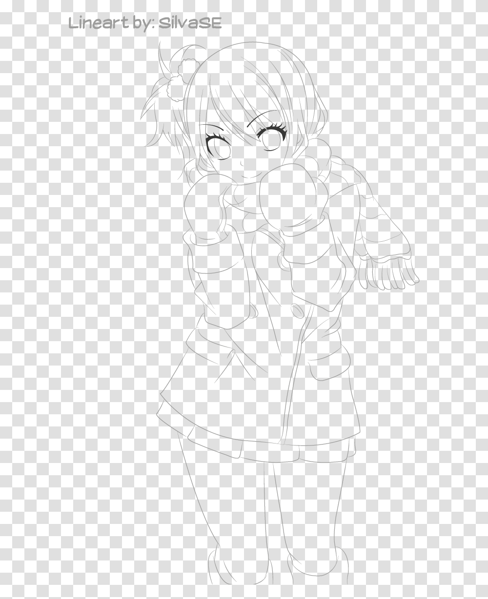 Anime Lineart Anime Lineart, Person, Human, Hand, Paparazzi Transparent Png