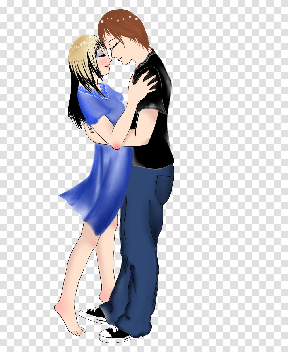 Anime Love Best Couple Pictures Cartoon, Person, Dance Pose, Leisure Activities, Helmet Transparent Png