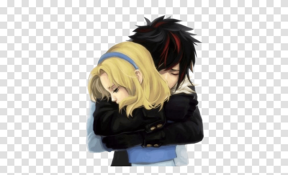 Anime Love Couple Clipart Shadow Human And Maria, Comics, Book, Manga, Person Transparent Png