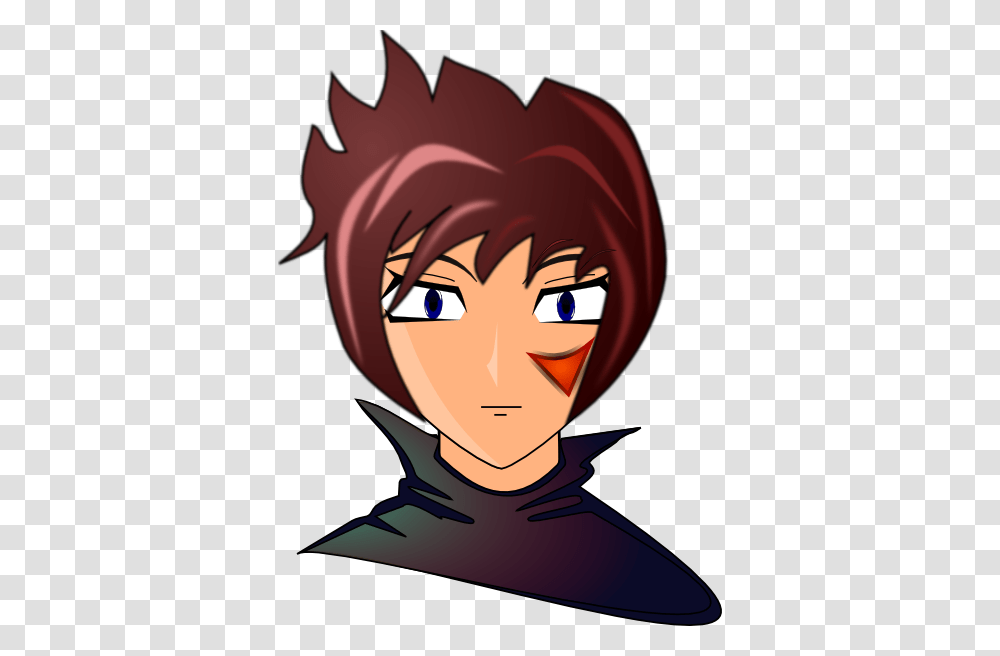 Anime Man Clip Art, Comics, Book, Manga, Face Transparent Png