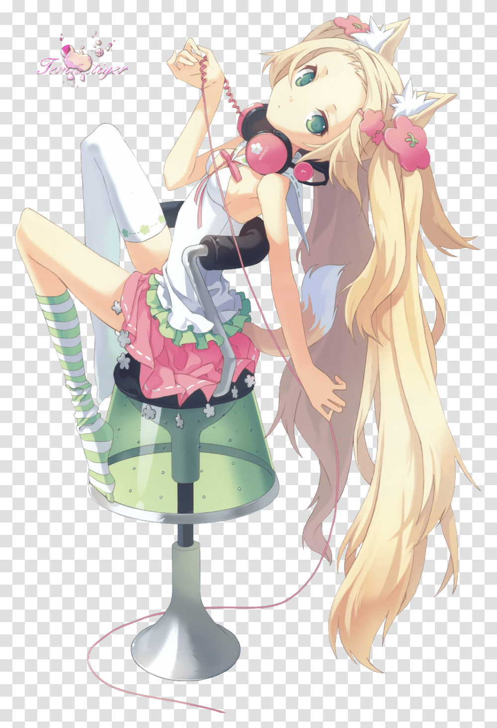 Anime Manga And Blond Hair Image Blonde Blossom, Comics, Book, Leisure Activities, Costume Transparent Png