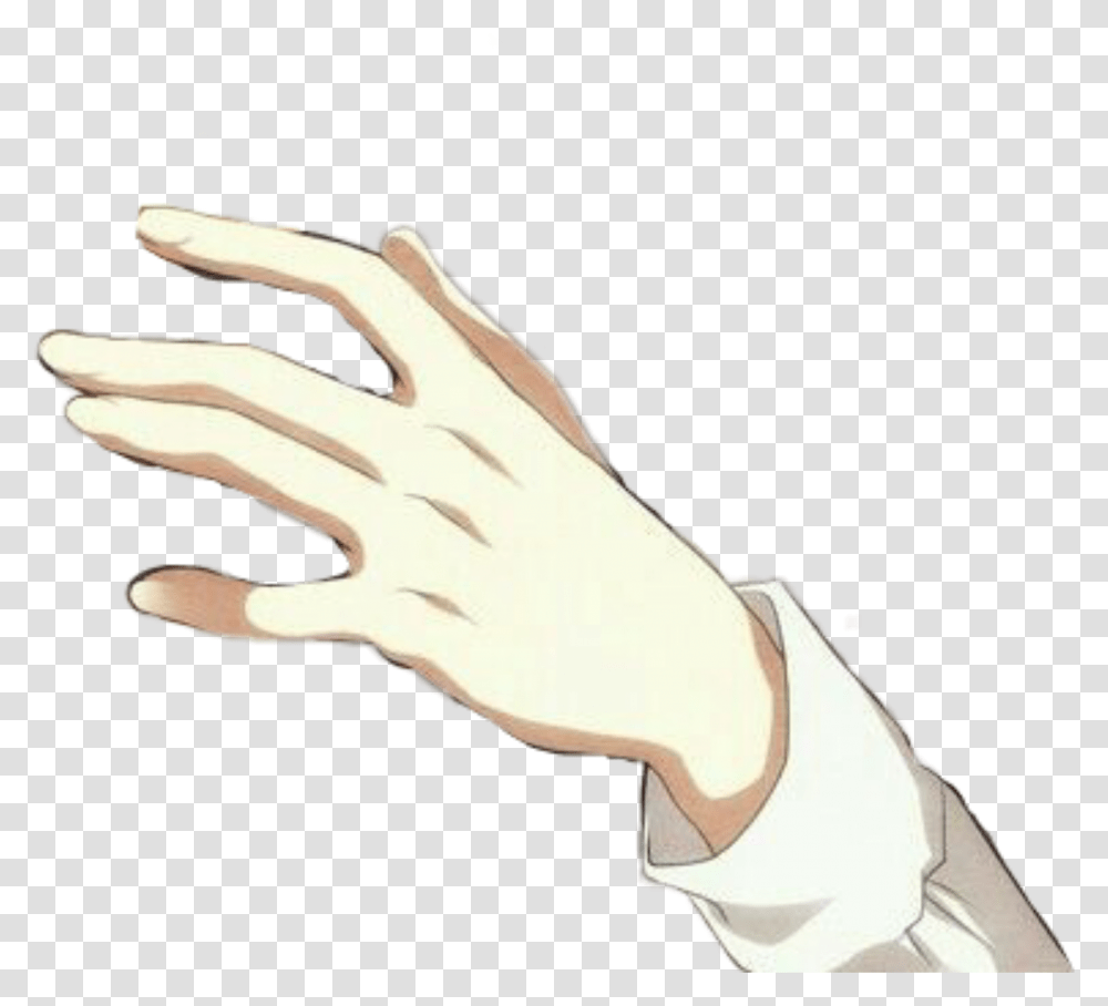 Anime Manga Hand Colored Sticker By Victoriasan023 Anime Hand, Clothing, Apparel, Wrist, Person Transparent Png