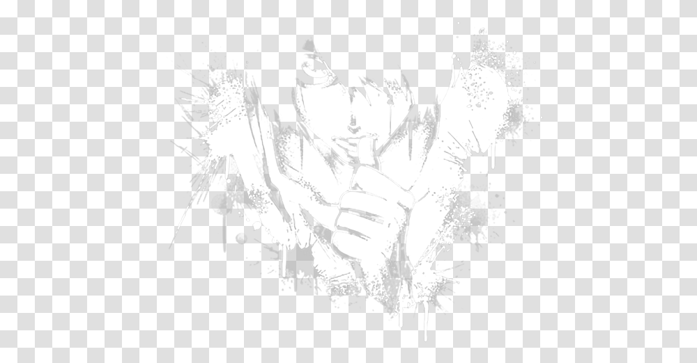 Anime Manga Insane Boy Greeting Card Sketch, Comics, Book, Hand, Person Transparent Png