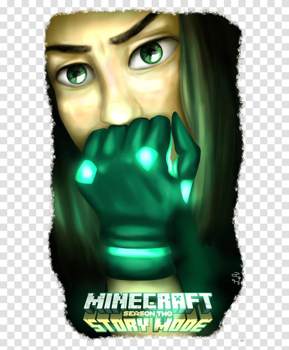 Anime Minecraft Story Mode Characters, Green, Gemstone, Jewelry, Accessories Transparent Png