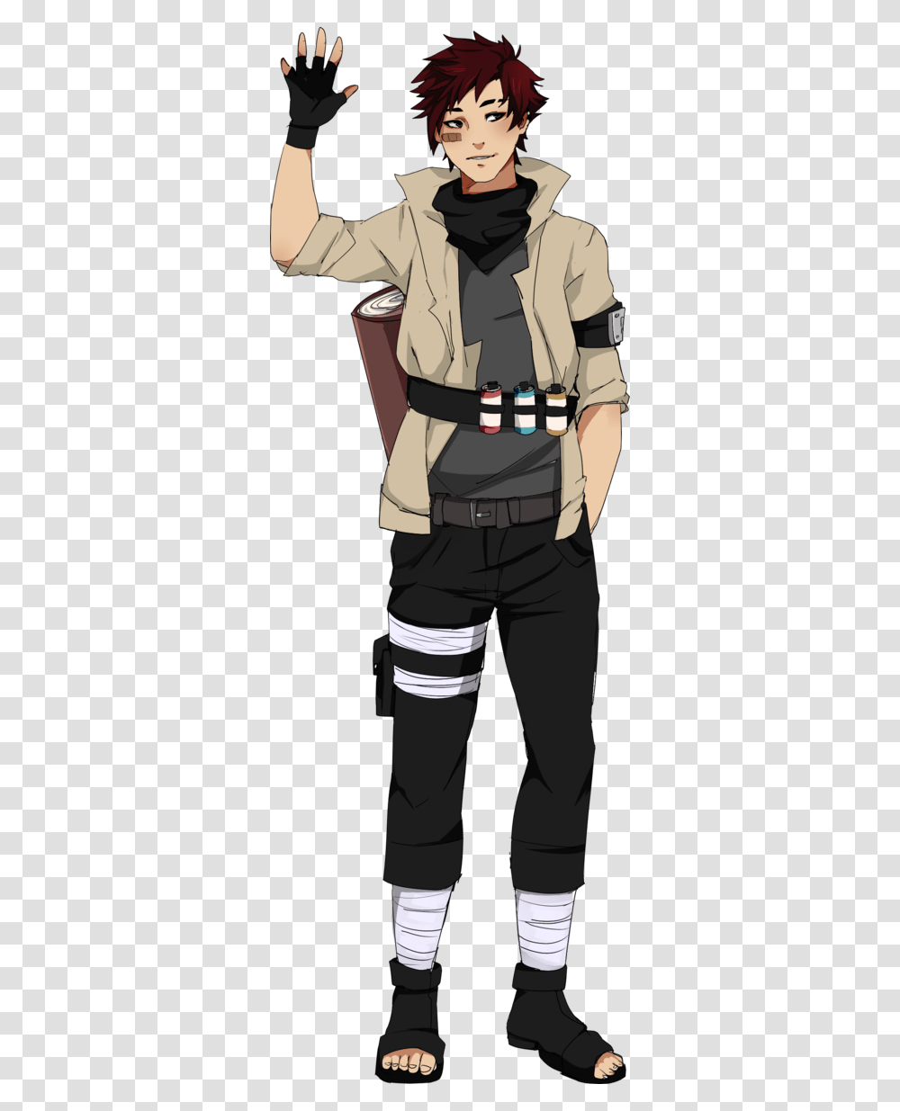 Anime Naruto Oc Male, Person, Military Uniform, Police, Officer Transparent Png