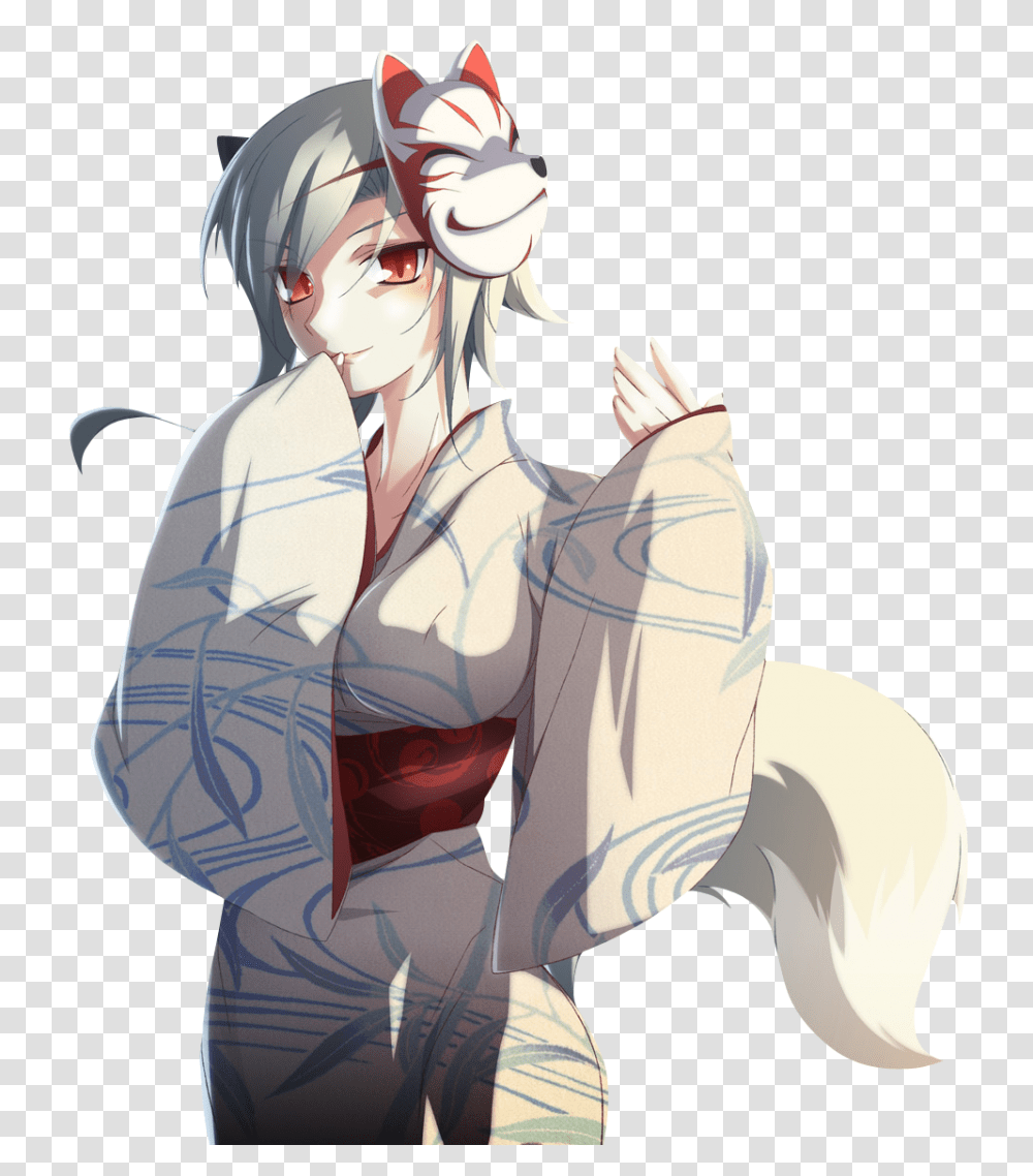 Anime Neko Girl Mask Anime Masked Girl, Clothing, Apparel, Person, Human Transparent Png