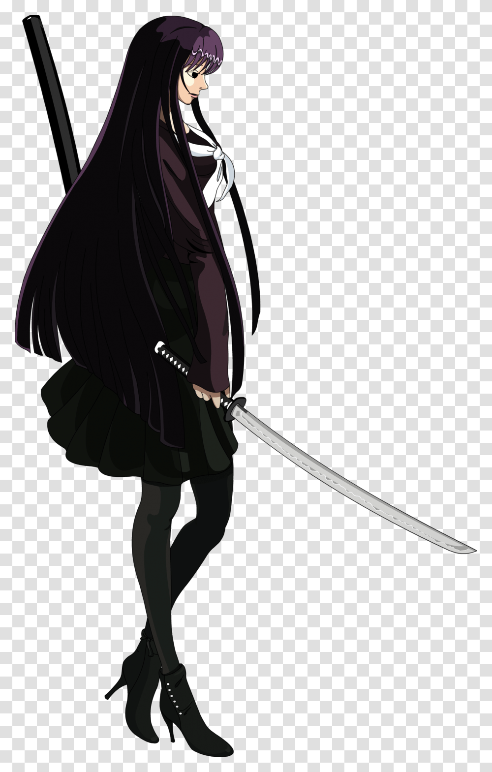 Anime Ninja Schoolgirl Vector Nebula Game Studios, Apparel, Person, Human Transparent Png