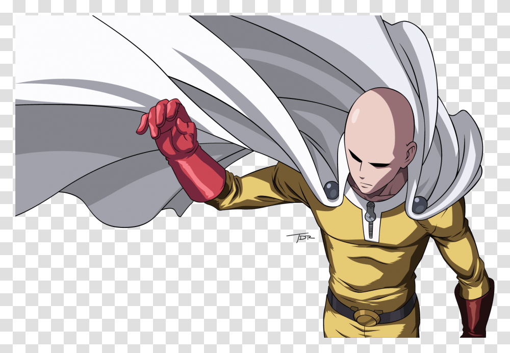 Anime One Punch Man One Punch Man, Hand, Person, Comics, Book Transparent Png