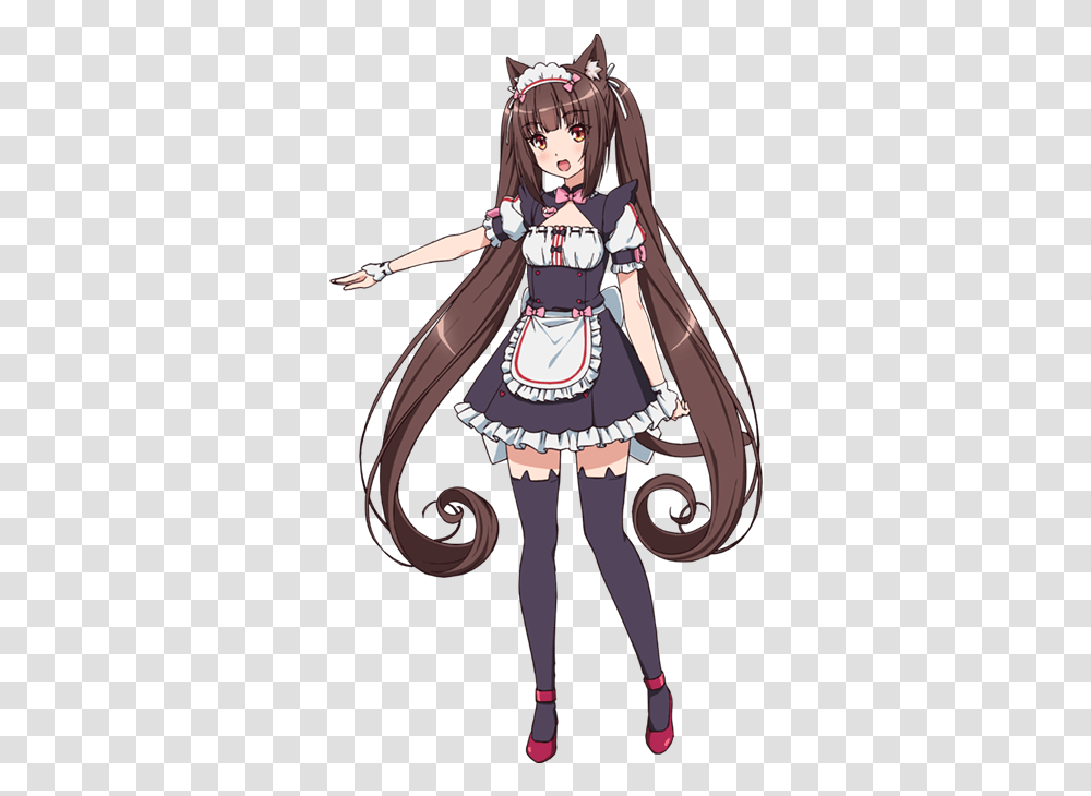 Anime Picture 386758 Vanilla Nekopara T Pose, Manga, Comics, Book, Person Transparent Png