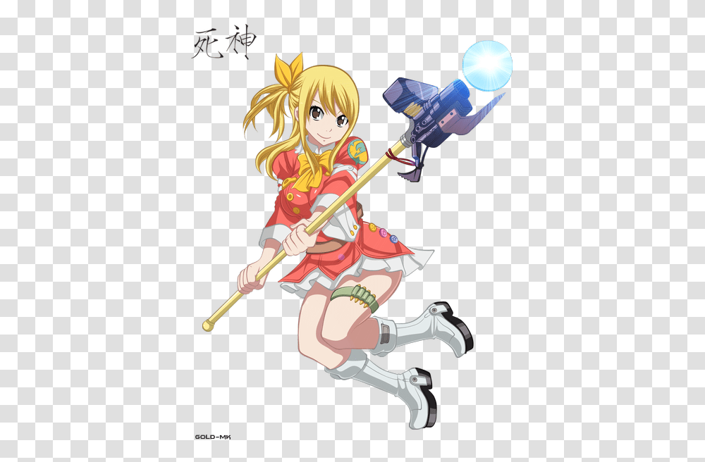 Anime Picture Fairy Tail Lucy Heartfilia Gold Mk Long Hair Fairy Tail Hot Fanart, Person, Dress, Girl, Female Transparent Png