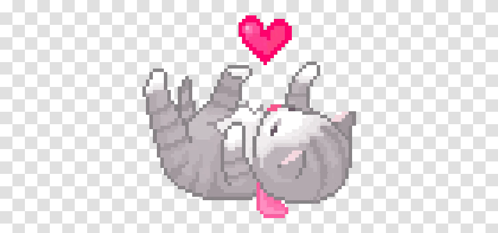 Anime Pixel Art Cute Cat Heart Gif, Animal, Machine, Rug, Bird Transparent Png