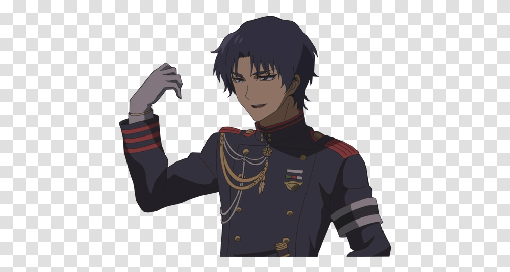 Anime Pngs Guren Ichinose, Military Uniform, Person, Human, Officer Transparent Png