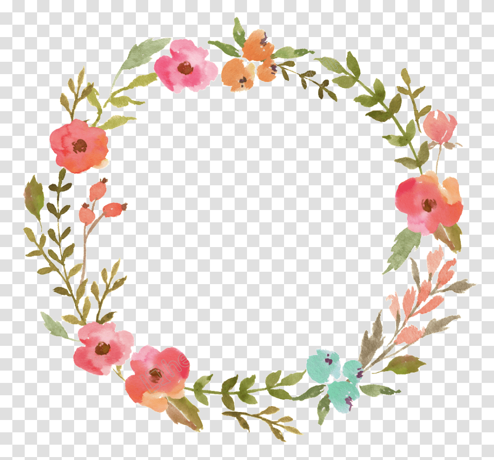 Anime Portrait, Floral Design, Pattern Transparent Png