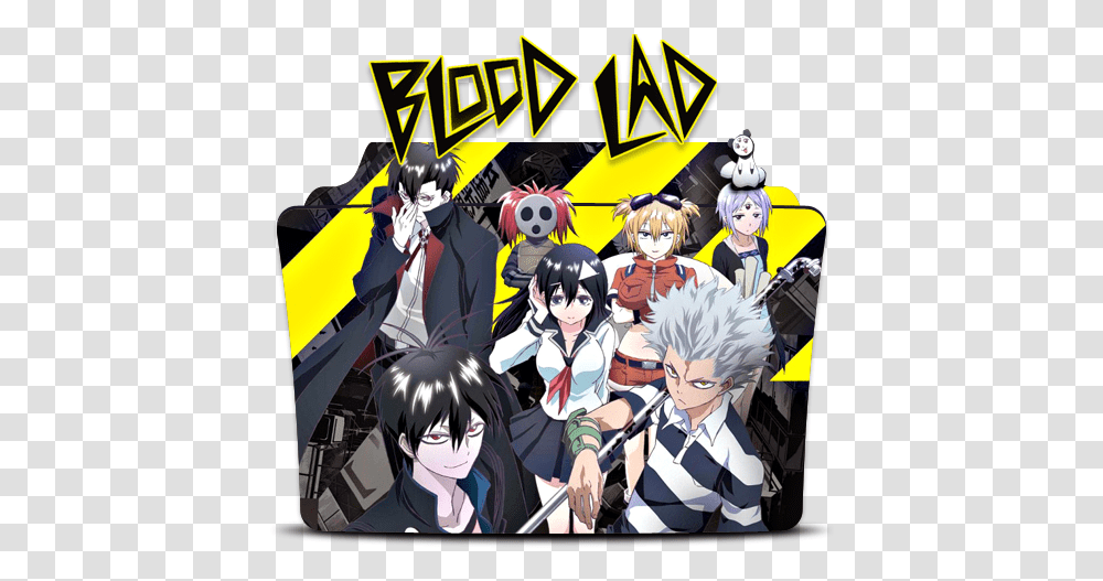 Anime Reviews & Suggestions Blood Lad Wattpad Blood Lad Folder Icon, Person, Poster, Advertisement, Comics Transparent Png