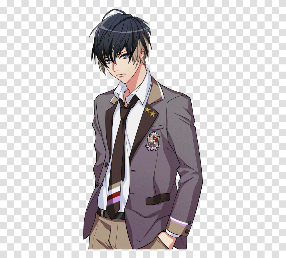 Anime School Boy For Free Anime Boy, Tie, Accessories, Person, Human Transparent Png