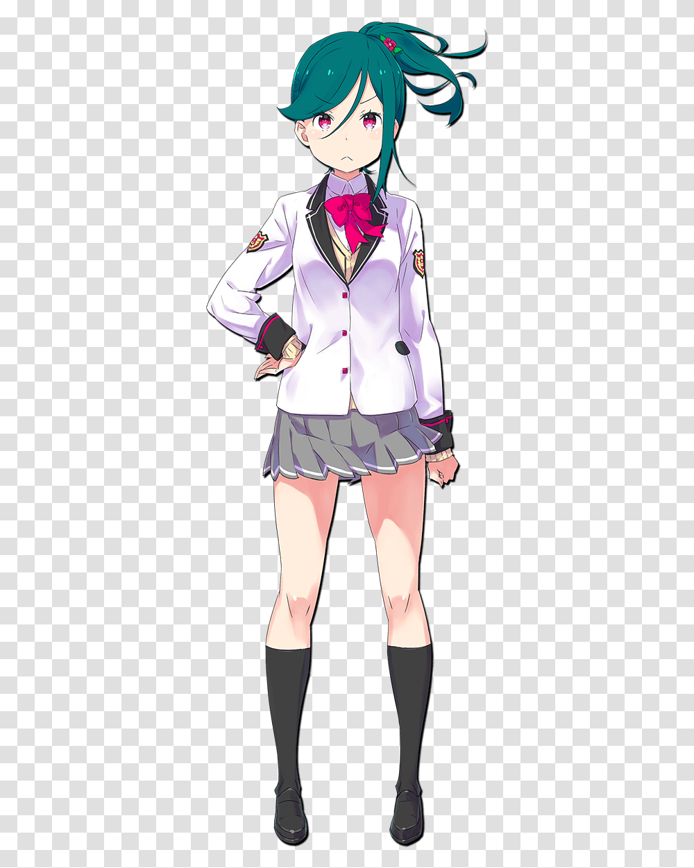 Anime School Girl, Person, Costume, Performer Transparent Png