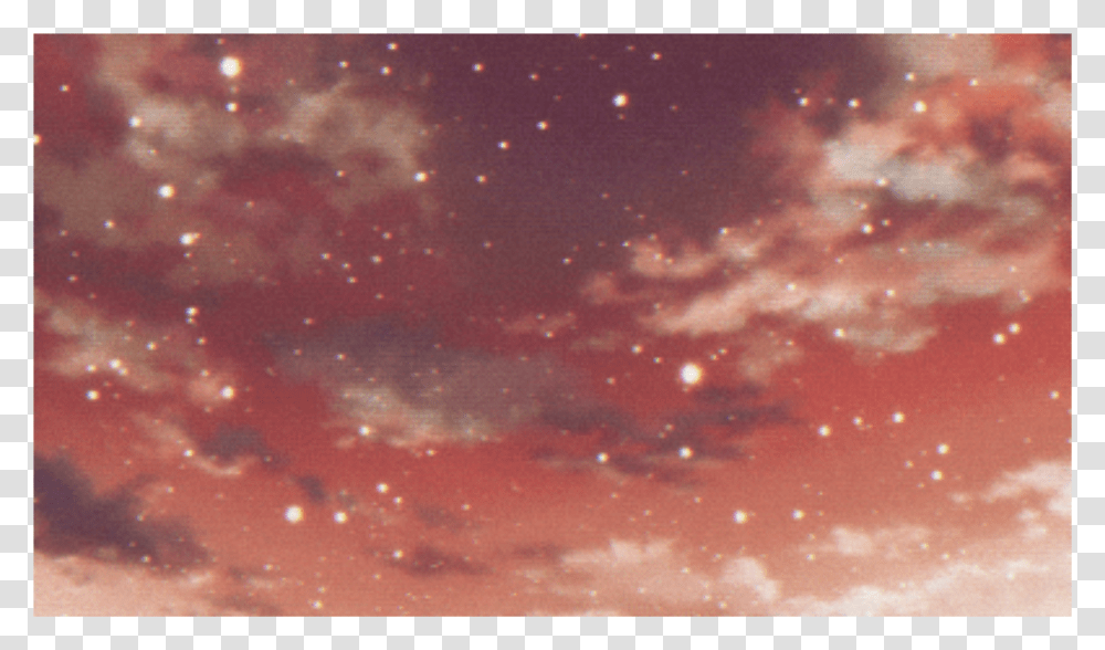 Anime Sky Clouds Japan Japanese Aesthetic Tumblr Nebula Transparent Png