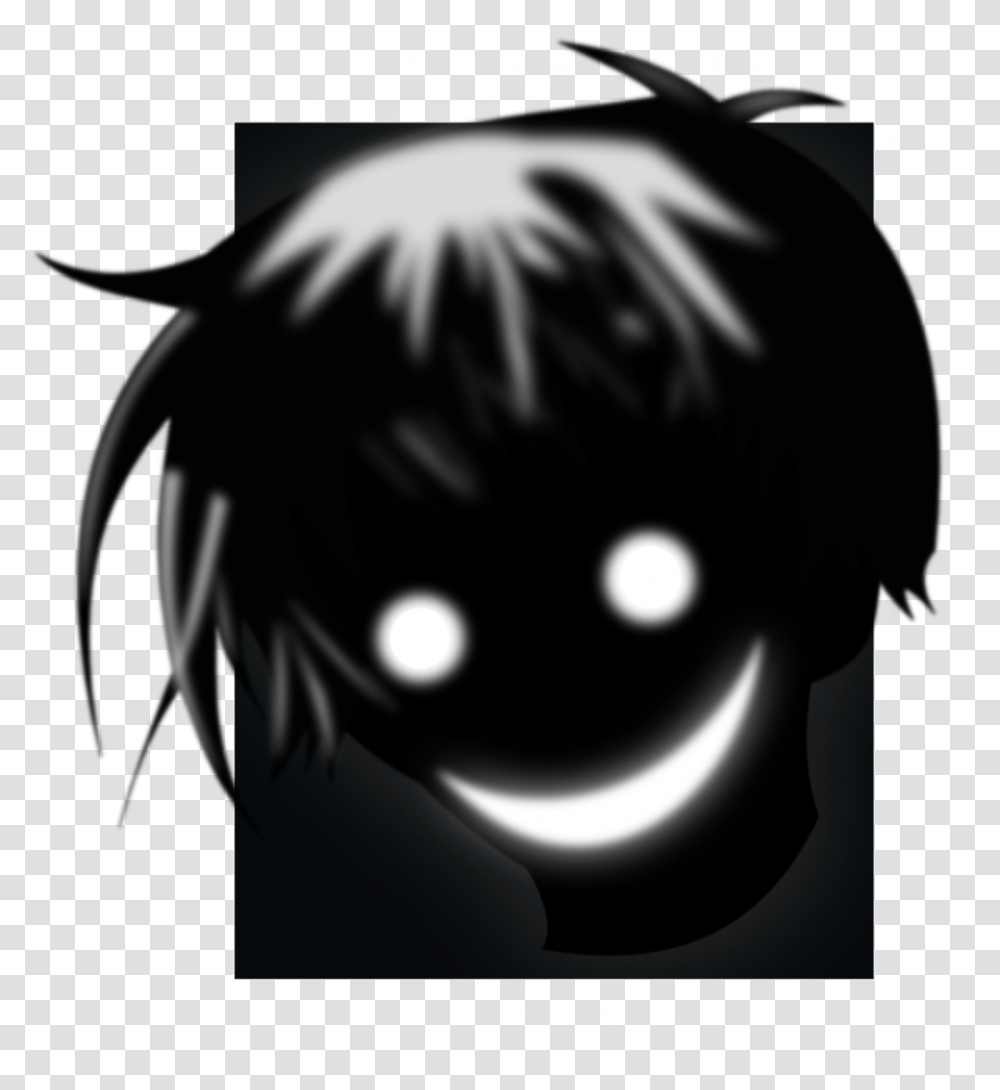 Anime Smile Anime Dark Face Smile, Helmet, Apparel, Manga Transparent Png