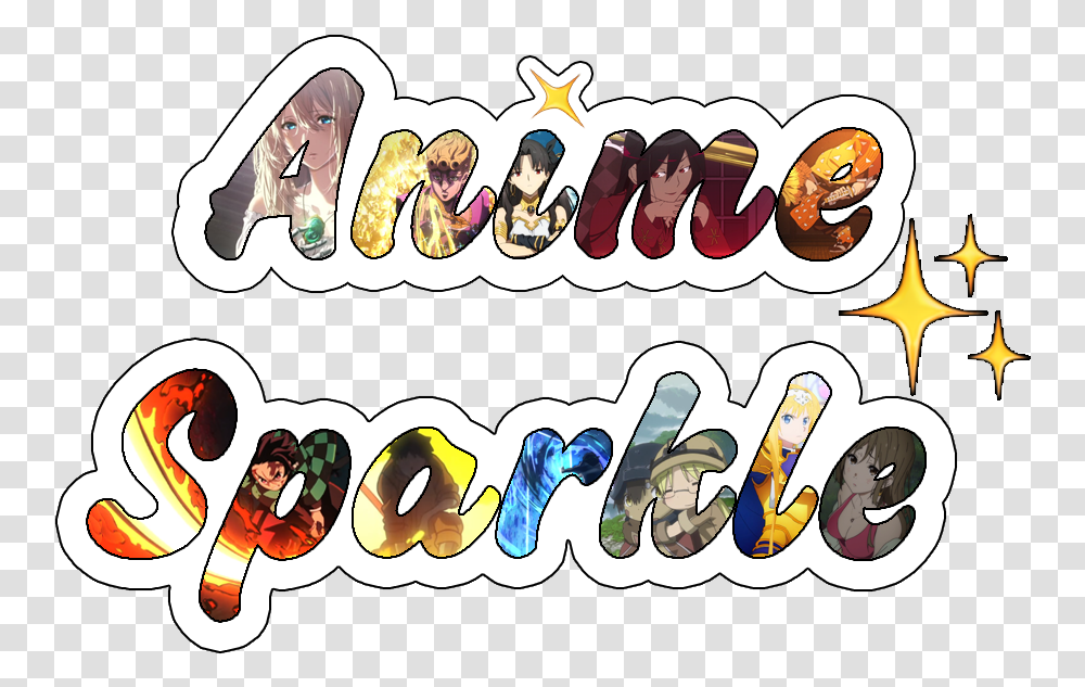 Anime Sparkle Clip Art, Text, Person, Human, Hand Transparent Png