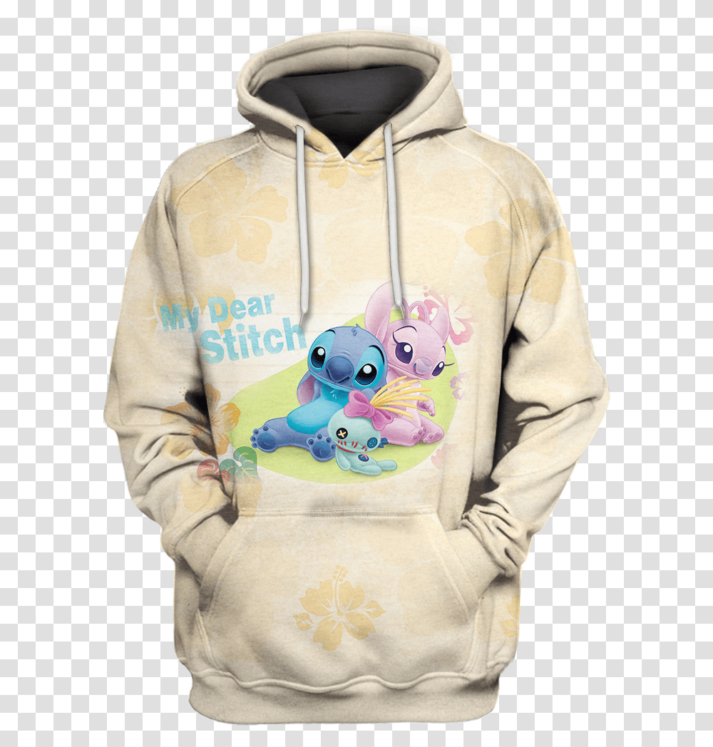 Anime Stitch Lilo Disney Hoodie 3d Limited Edition 3d Full Printing, Apparel, Sweatshirt, Sweater Transparent Png
