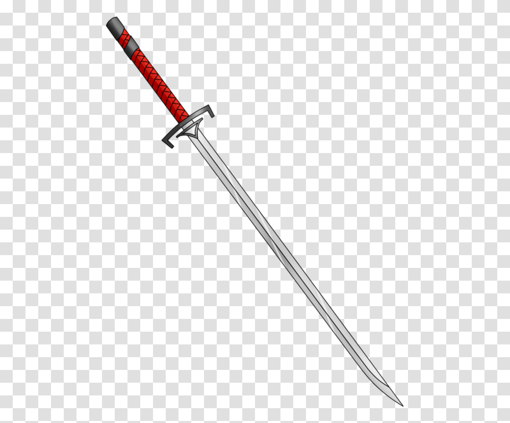 Anime Sword, Blade, Weapon, Weaponry Transparent Png