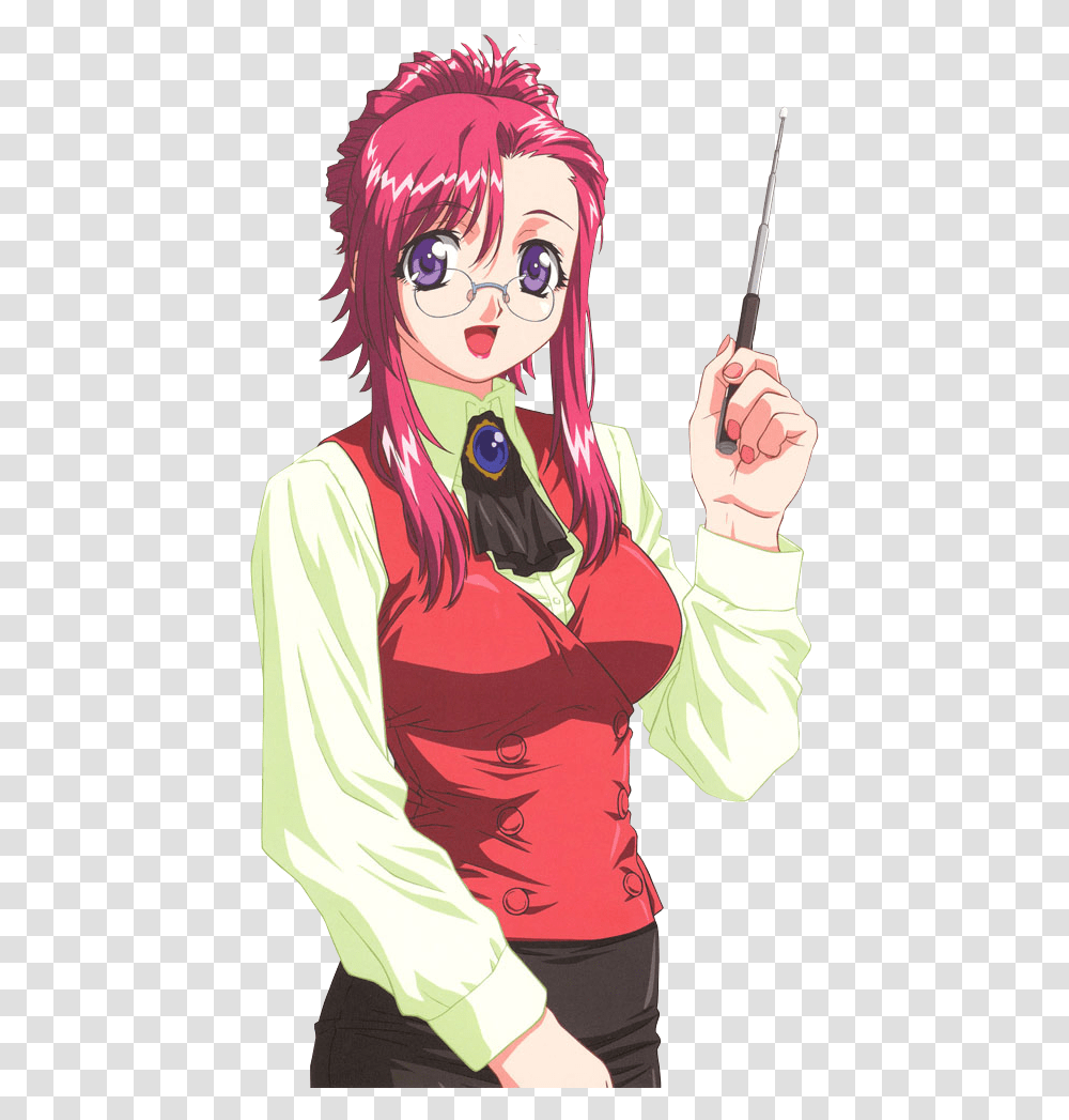 Anime Teacher Cartoon Jingfm, Person, Human, Comics, Book Transparent Png