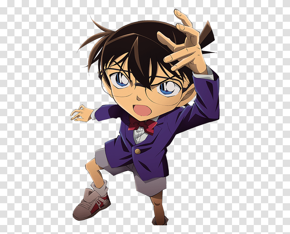 Anime Tms Entertainment Meitantei Conan Detective, Manga, Comics, Book, Person Transparent Png