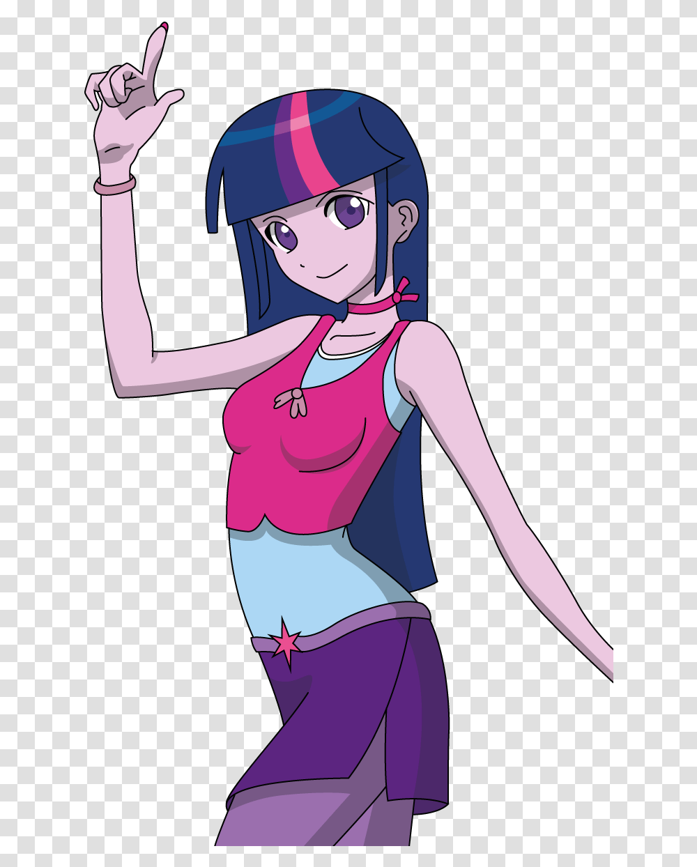 Anime Twilight Sparkle By Lhenao Twilight Sparkle Anime, Clothing, Person, People, Art Transparent Png