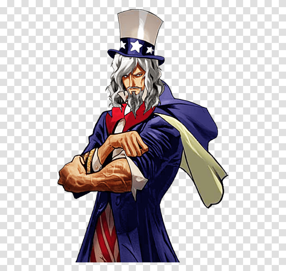 Anime Uncle Sam, Apparel, Person, Human Transparent Png