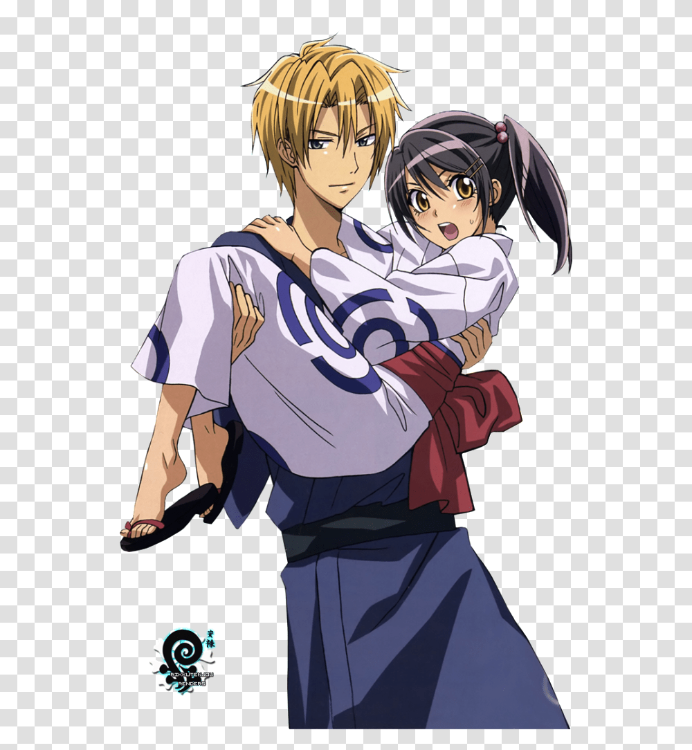 Anime Usui X Misaki, Manga, Comics, Book, Person Transparent Png