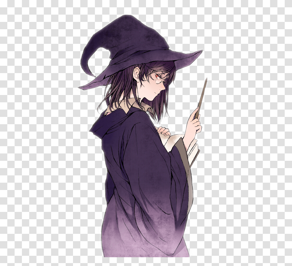 Anime Witch Chibi, Hat, Apparel, Manga Transparent Png