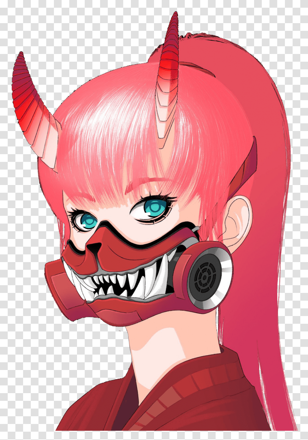 Anime With Mask Teeth, Electronics, Person, Human Transparent Png