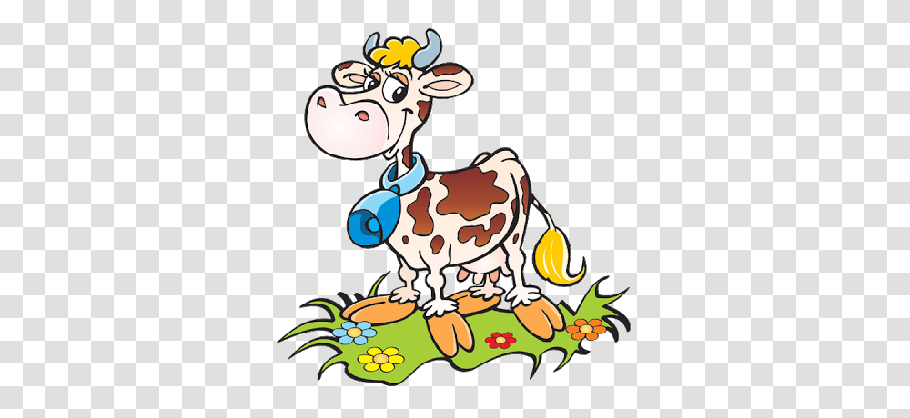 Animl Clipart Funny Farm, Mammal, Animal, Cattle, Dairy Cow Transparent Png