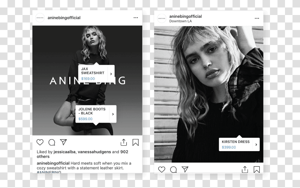 Anine Bing Womens Fashion Brand By The Model Turned Instagram Trend S 2019, Person, Face, Advertisement, Poster Transparent Png