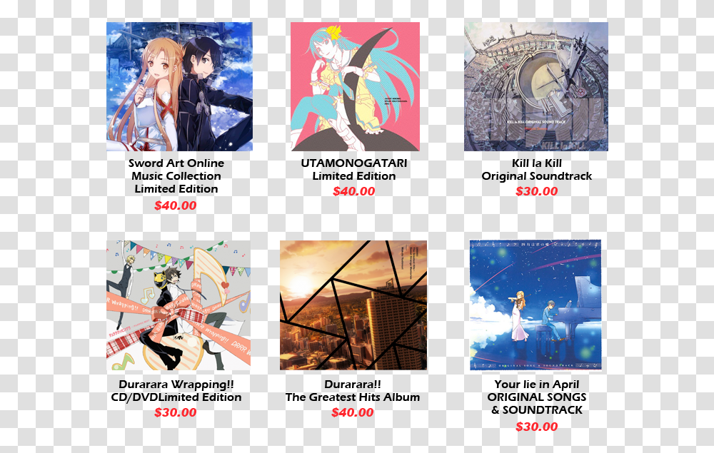 Aniplex Cartoon, Collage, Poster, Advertisement, Monitor Transparent Png