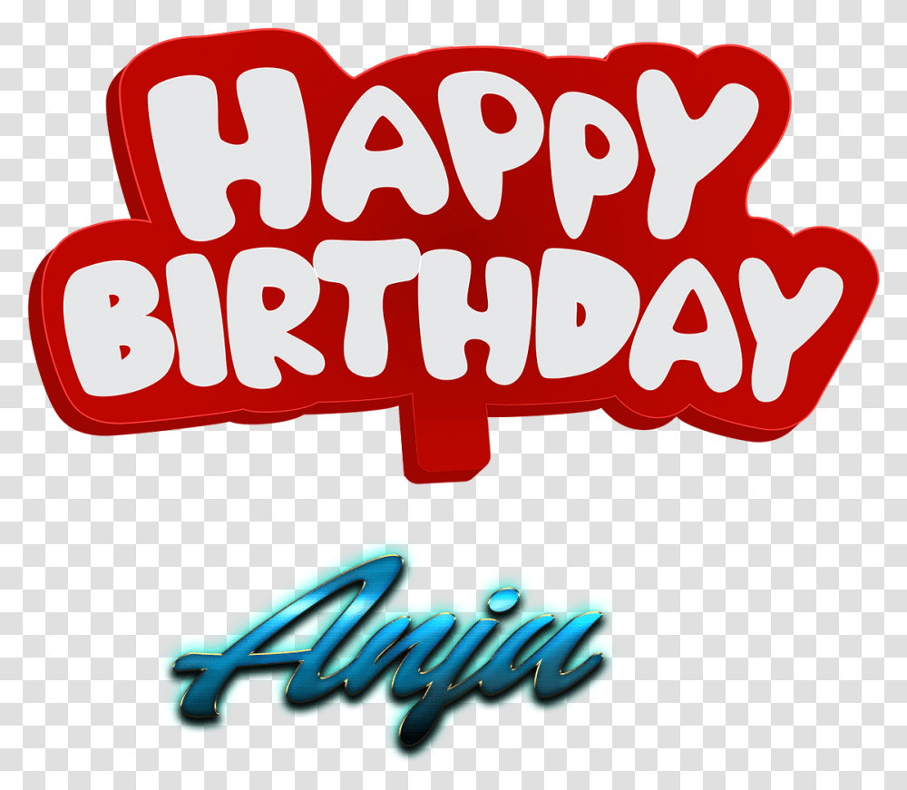 Anju Happy Birthday Name Logo Happy Birthday To You Mushtaq, Alphabet, Label Transparent Png