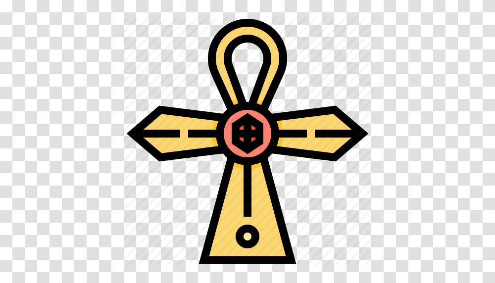 Ankh Cross Egypt Icon, Number, Clock Tower Transparent Png