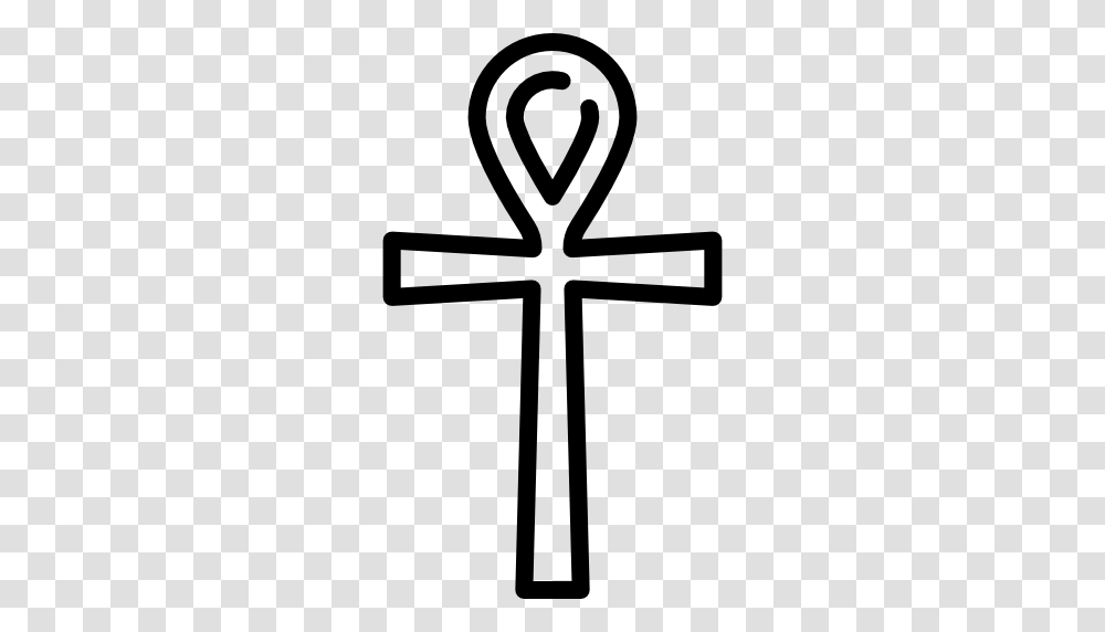 Ankh, Cross, Stencil, Hook Transparent Png