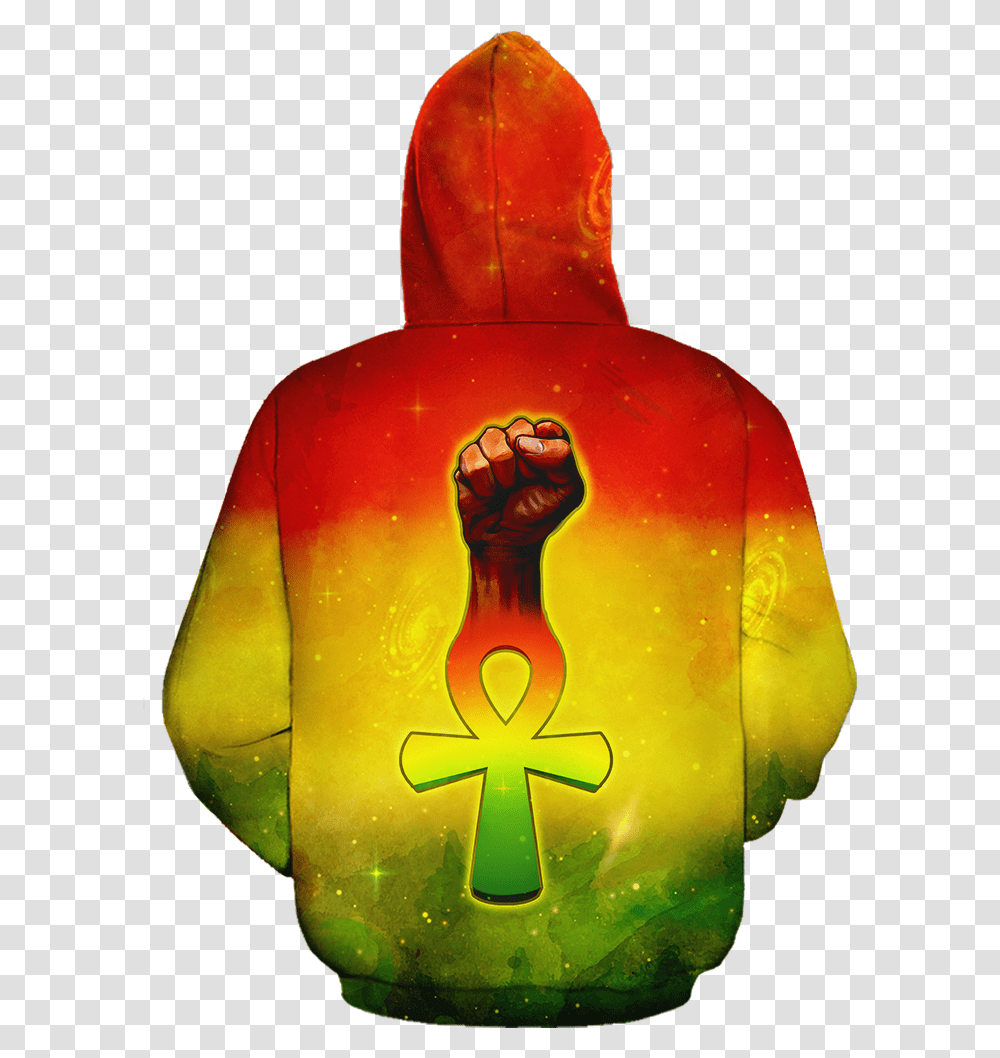 Ankh Power Fist All Over HoodieClass Carving, Apparel, Light, Fire Hydrant Transparent Png