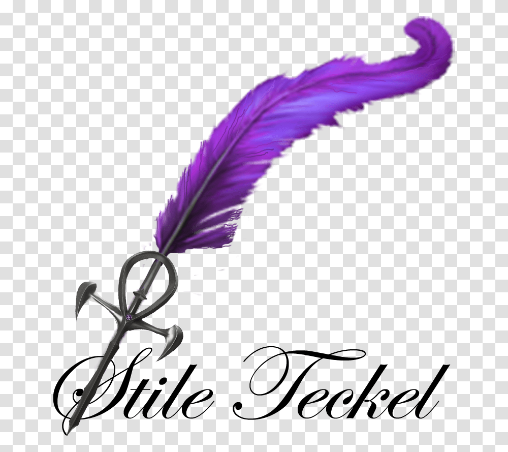 Ankh Quill Calligraphy, Bottle, Bow Transparent Png