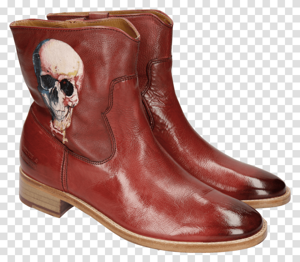 Ankle Boots Jodie 8 Milano Red Screen Shot Skull Work Boots, Apparel, Footwear, Shoe Transparent Png