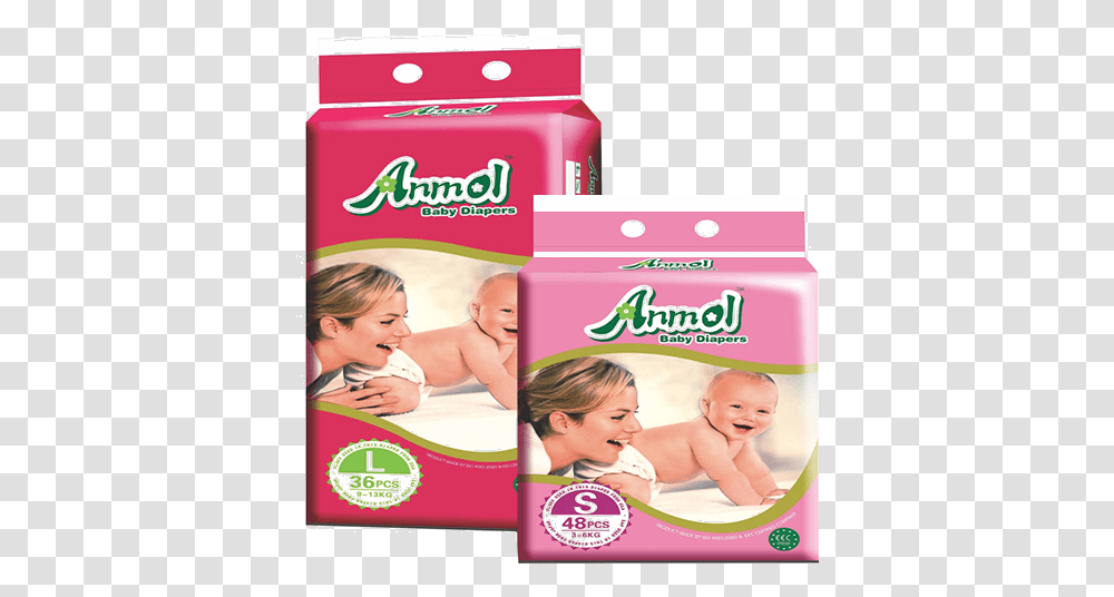 Anmol Baby Diapers Baby, Person, Box Transparent Png