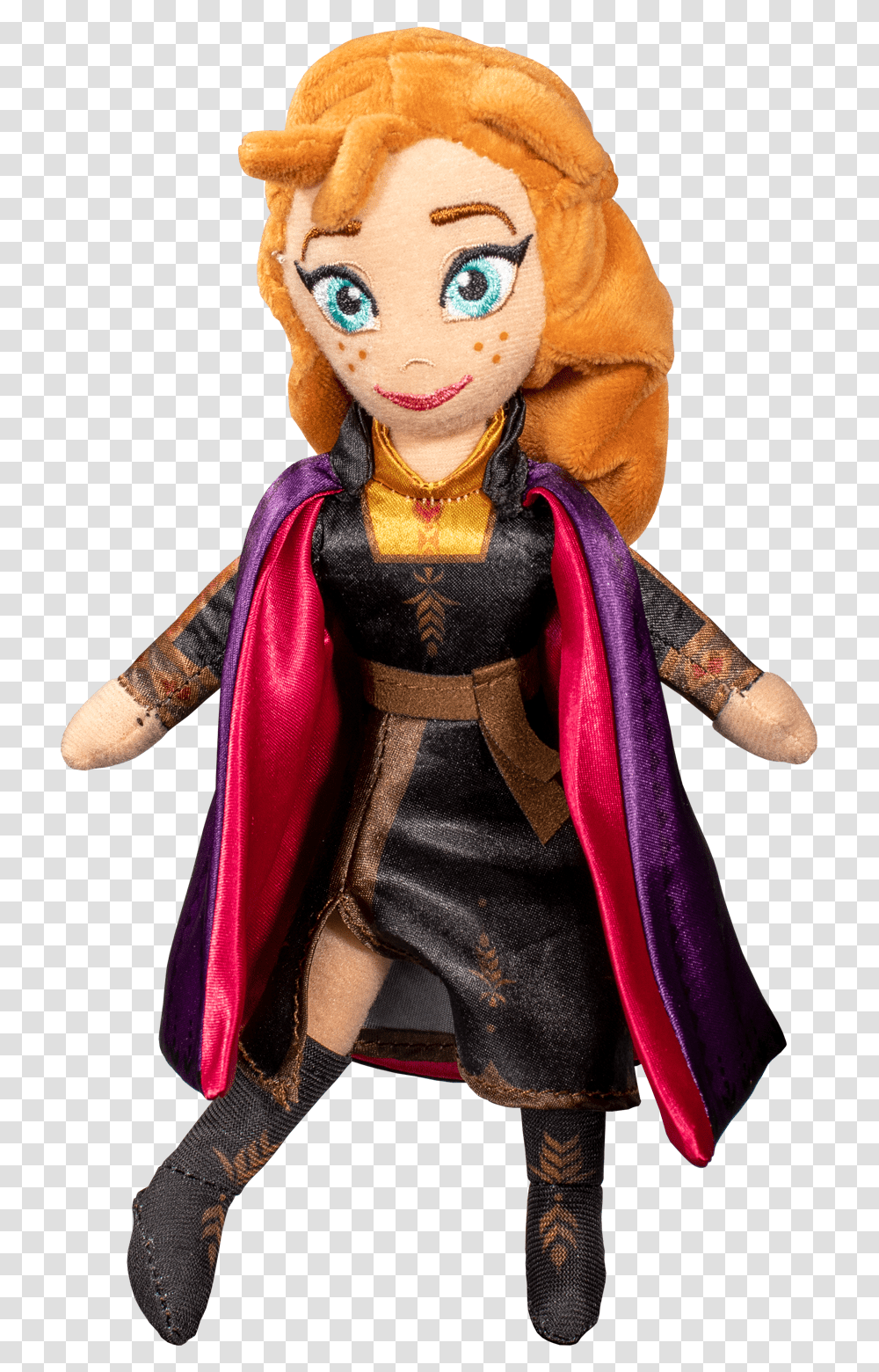 Anna 9 Plush Stuffed Toy, Doll, Person, Human, Scarf Transparent Png